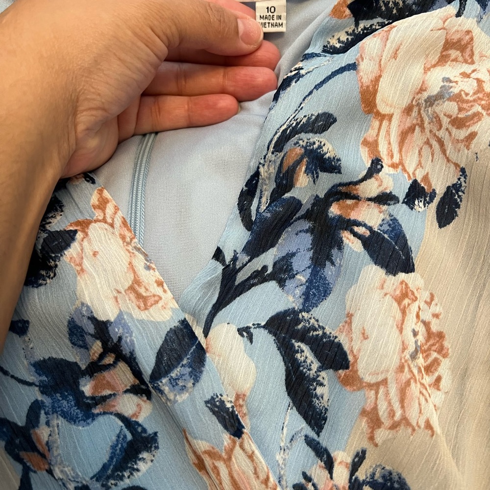 NWT Studio One New Year Dress - Multi Color Floral Size 10 Brand New, Never Worn - Picture 3 of 3